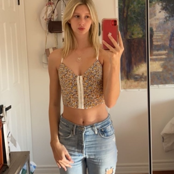 Flower Corset (going out top) - Picture 1 of 4